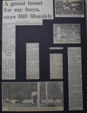 A great boost for my boys, says Bill Shankly
